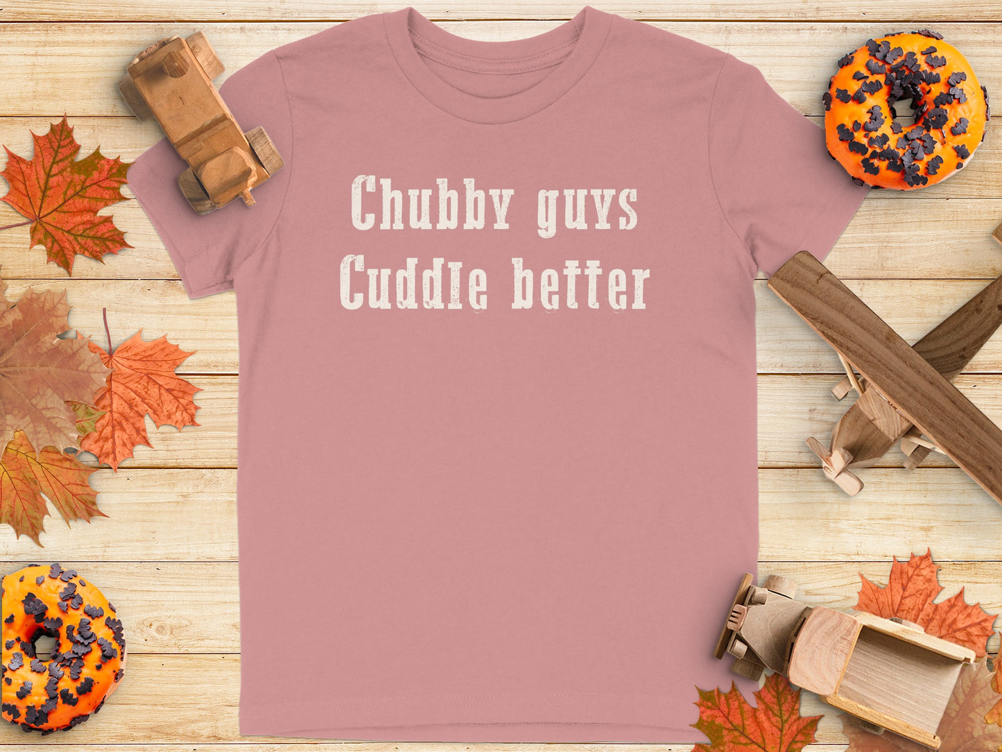 Chubby Guys Cuddle Better Graphic T-shirt
