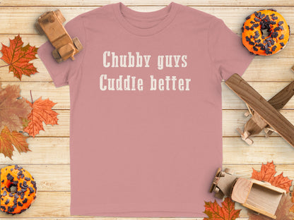 Chubby Guys Cuddle Better Graphic T-shirt