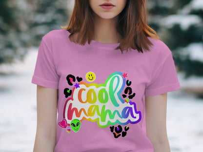 Cool Mama Graphic Shirt with Colorful Design