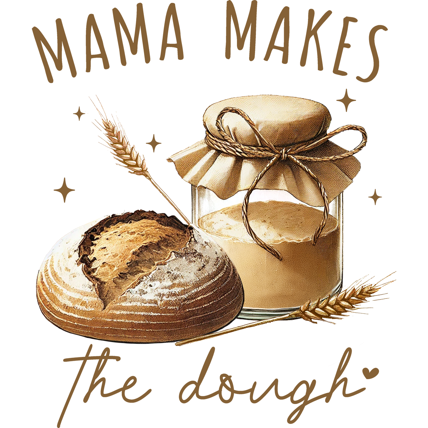 Mama Makes the Dough Decorative Kitchen Art