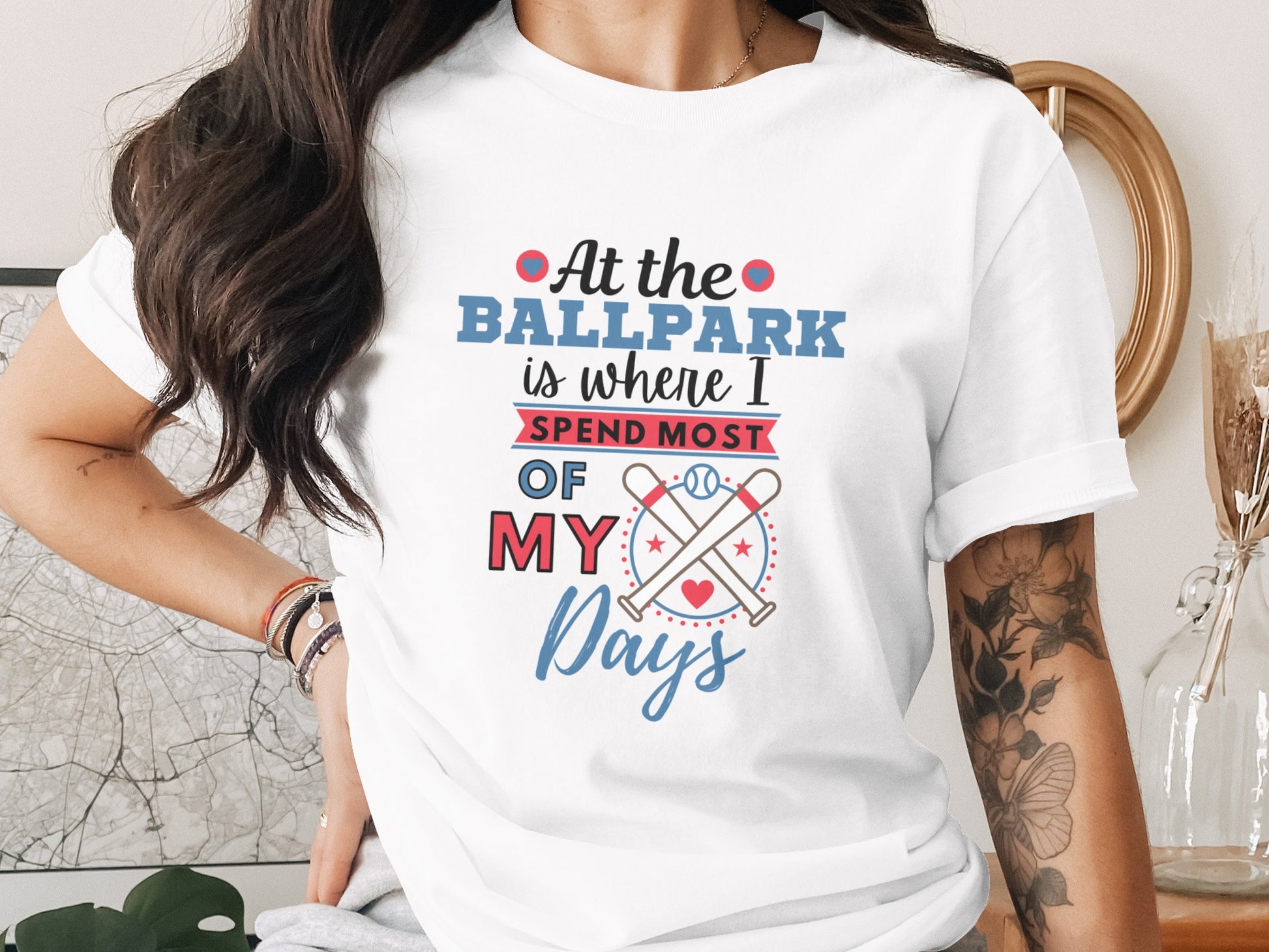 At the Ballpark is Where I Spend Most of My Days shirt