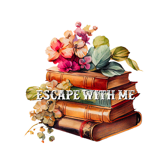 Escape With Me Book Artwork for Cozy Reading product