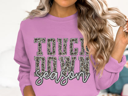Touch Down Season sweatshirt for sports fans