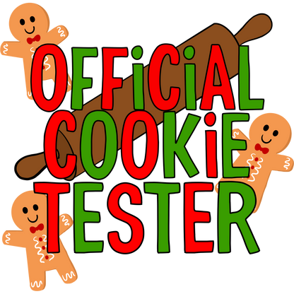 Official Cookie Tester Fun Baking Graphic product