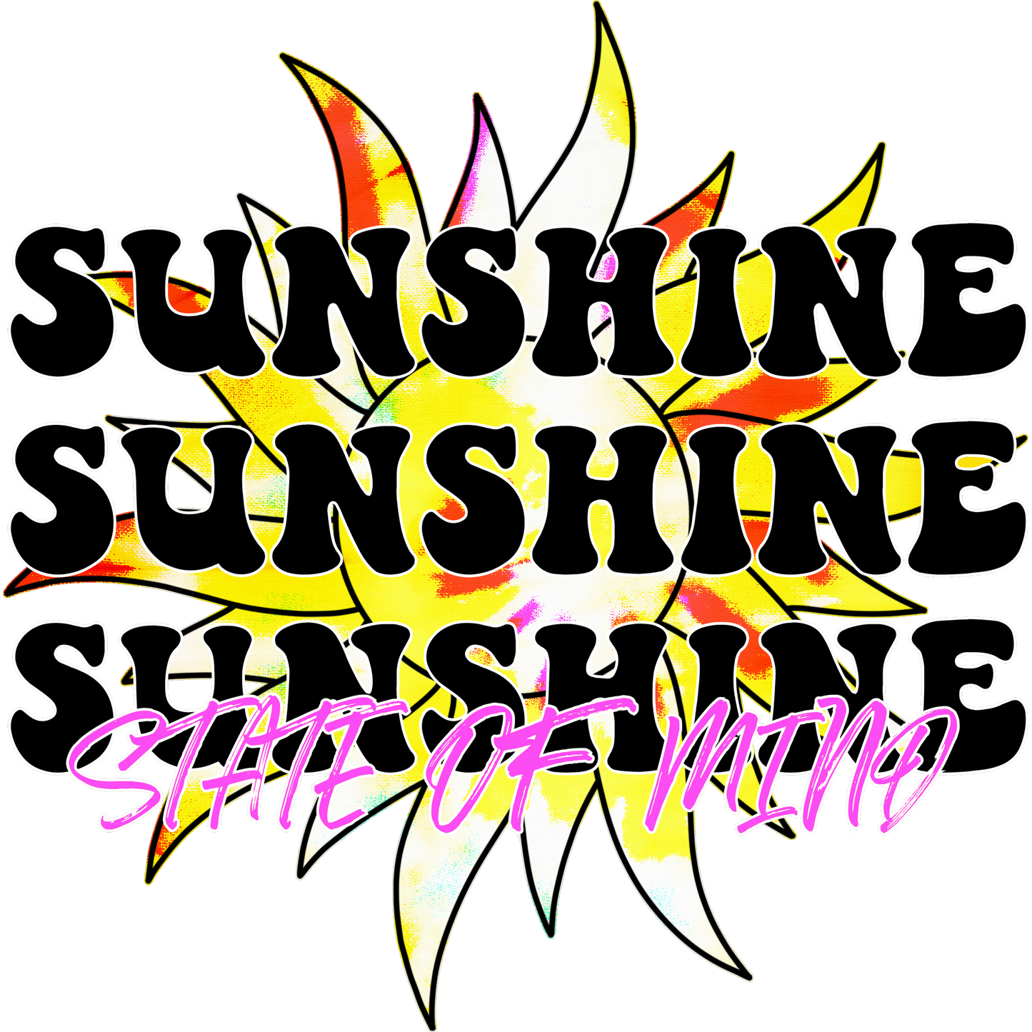 Sunshine State Of Mind T Shirt, Positive Vibes, Summer Shirt, Motivational Shirt, Gift For Her, Graphic T Shirt
