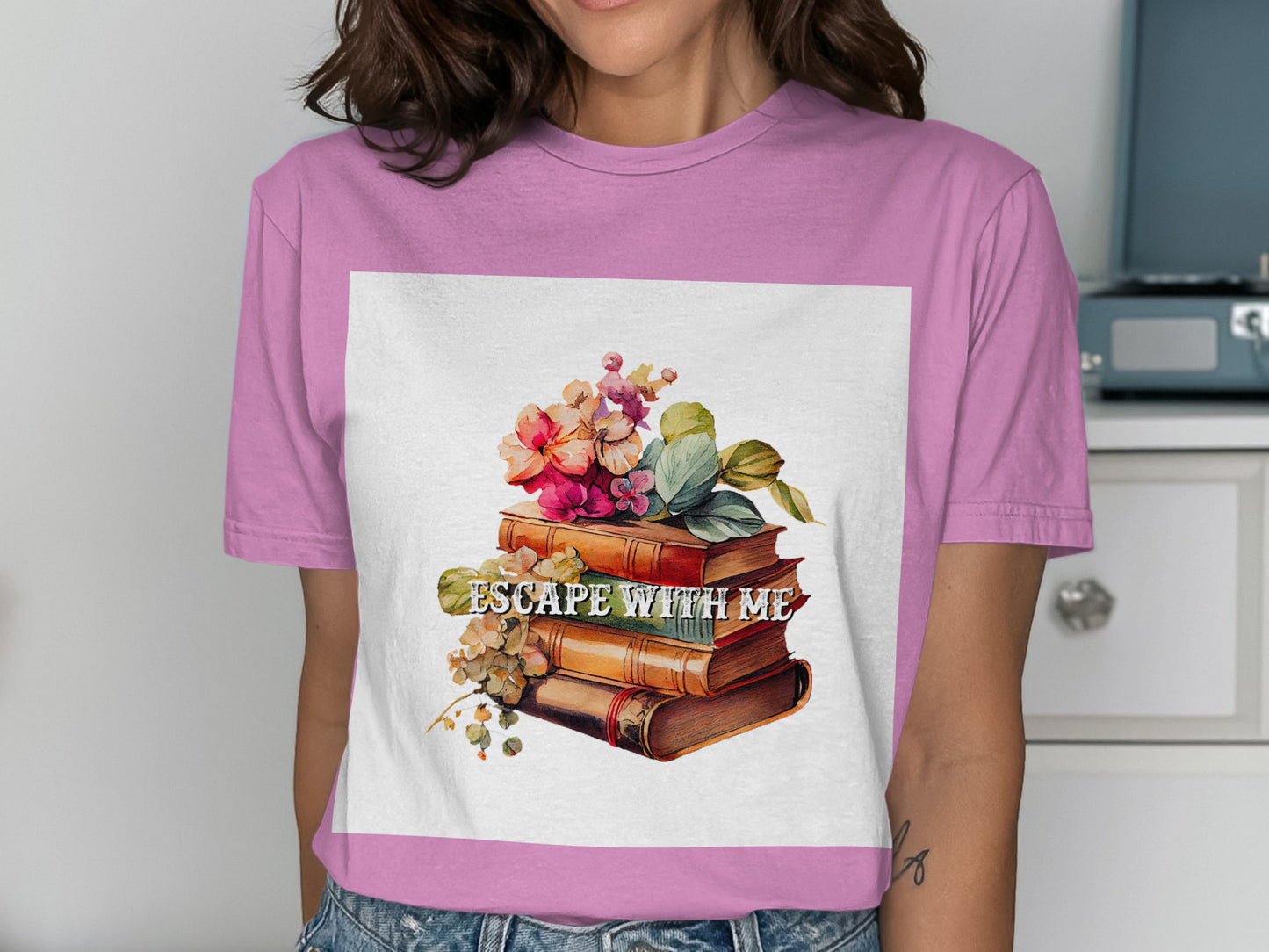 ESCAPE WITH ME Vintage Books Graphic Tee