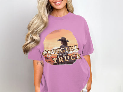 Cowgirl Up Or Go Sit Down Graphic Tee