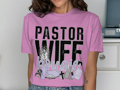 Pastor Wife Bougie Christian Graphic Tee