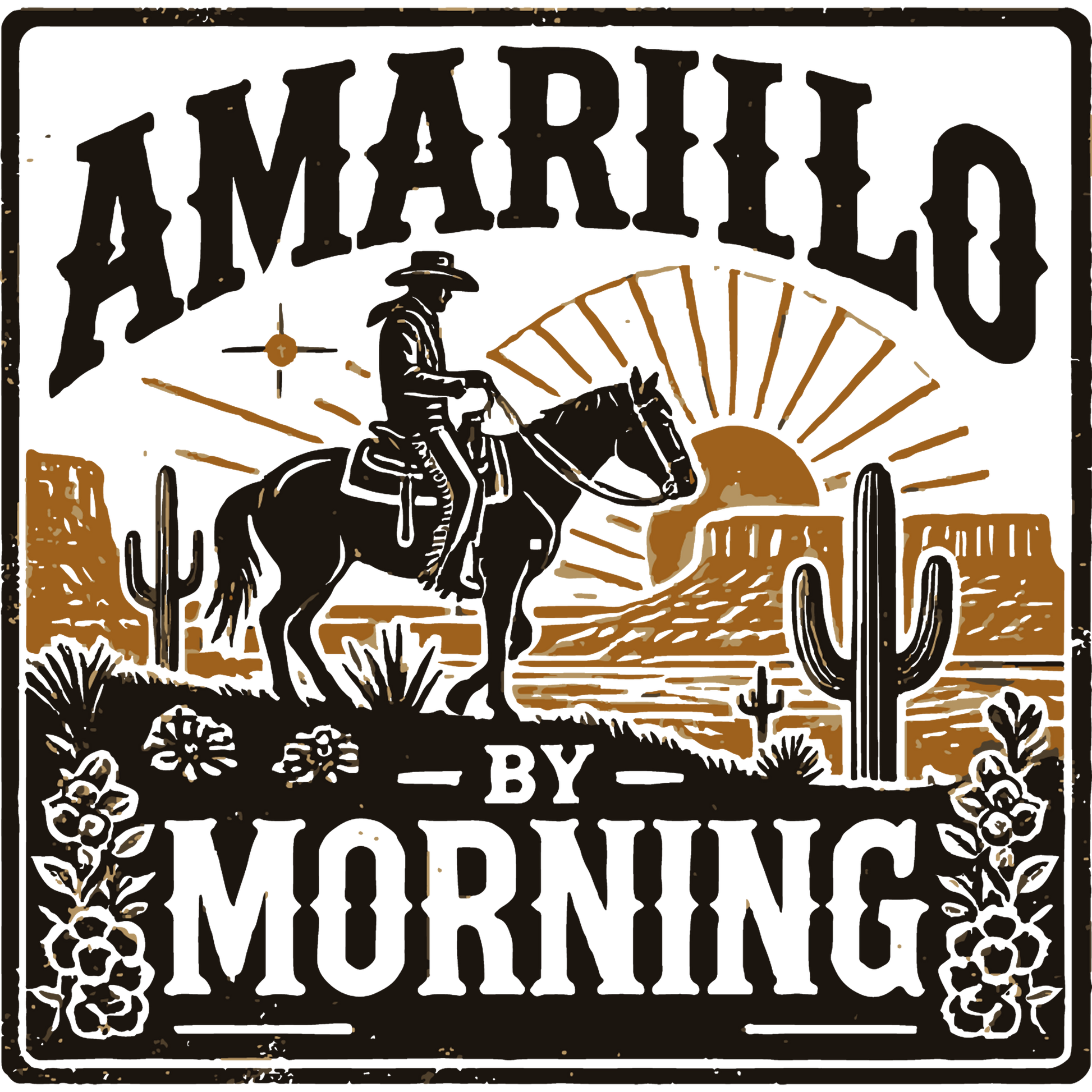 AmaRilo by Morning Western Themed Art Print