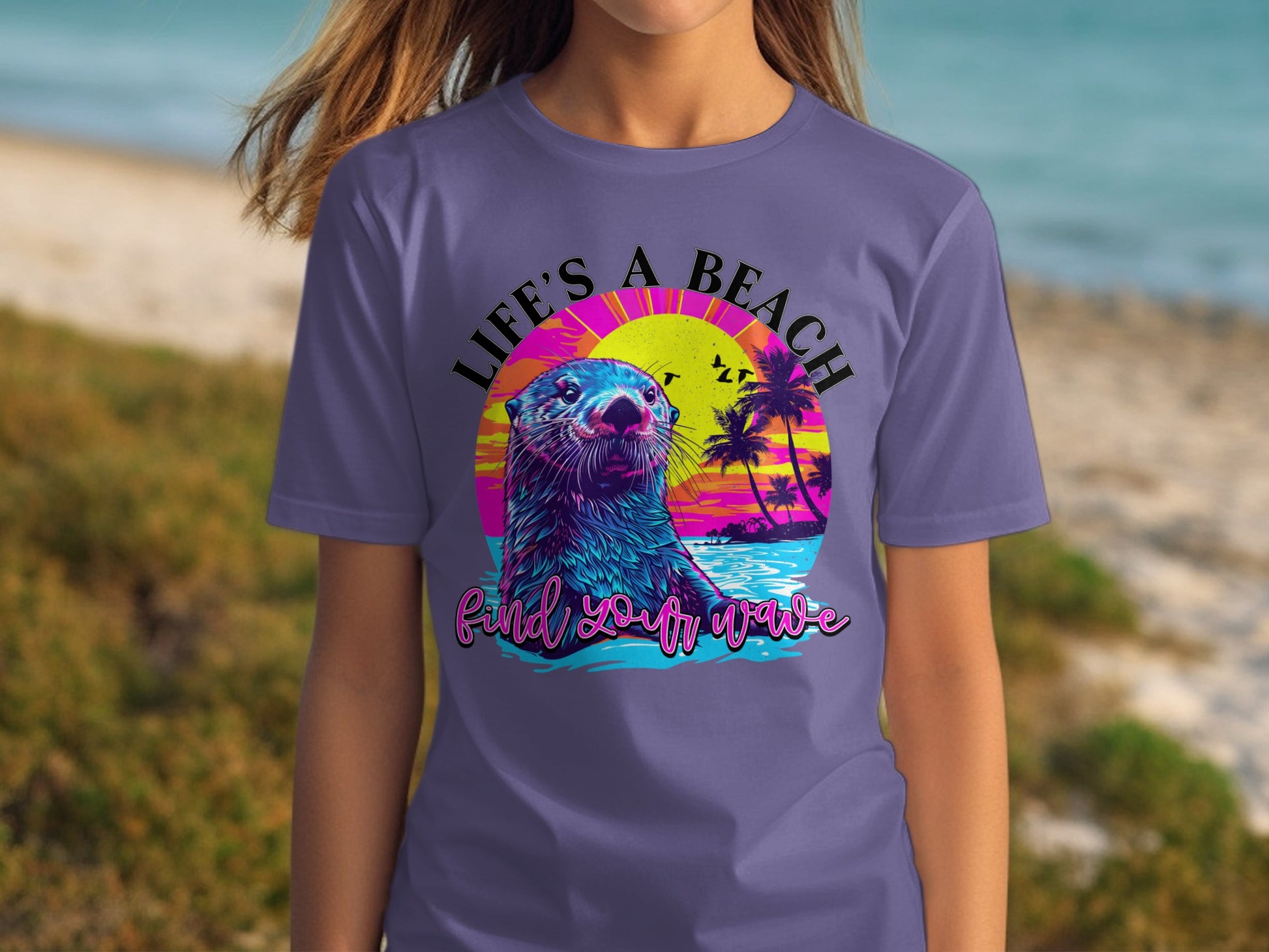 Life's A Beach Find Your Wave Graphic Tee product