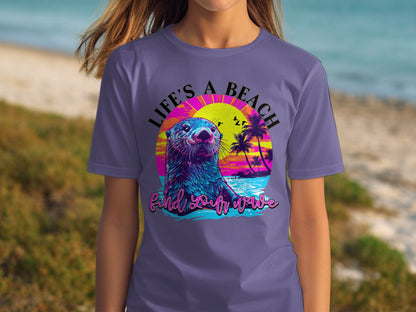 Life's A Beach Find Your Wave Graphic Tee product