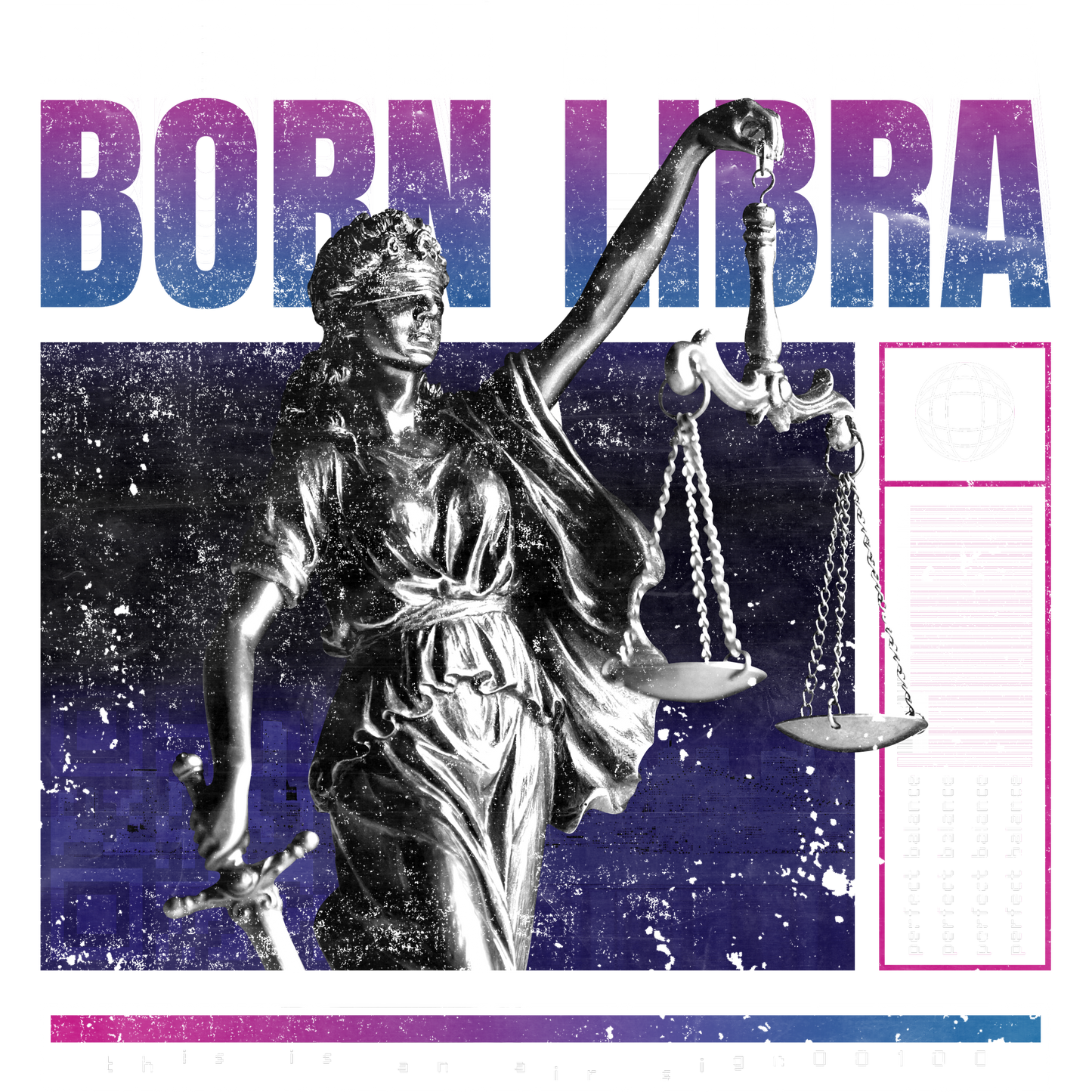 Born Libra zodiac themed shirt