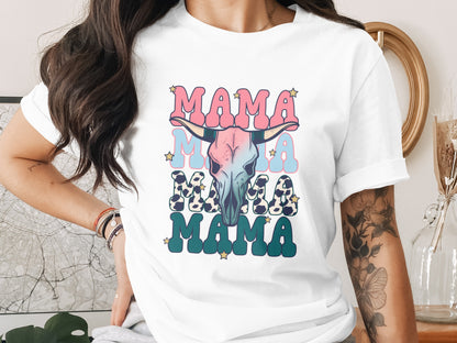 Colorful Mama Graphic Tees Perfect for Moms