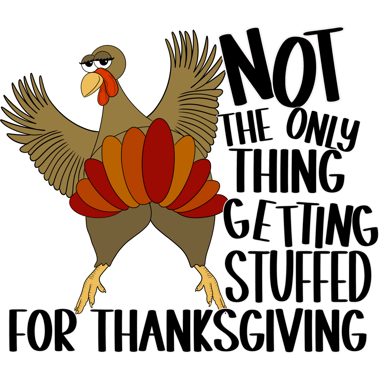 Funny Thanksgiving Turkey Graphic Shirt product