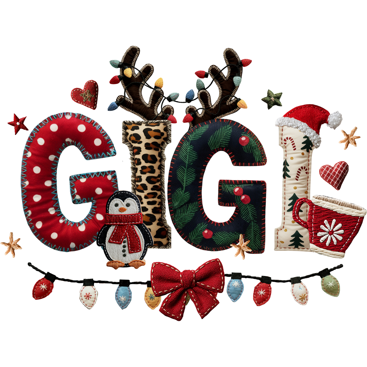 Personalized Holiday Name Decor for Festive Celebrations