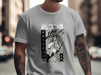 Unique Anime-Inspired Graphic Tee for Urban Fashion