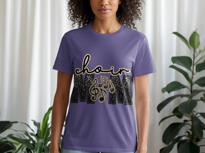 Stylish Choir Mom Graphic Tee for Music Enthusiasts