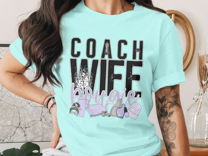Coach Wife Bougie Graphic Novelty Shirt