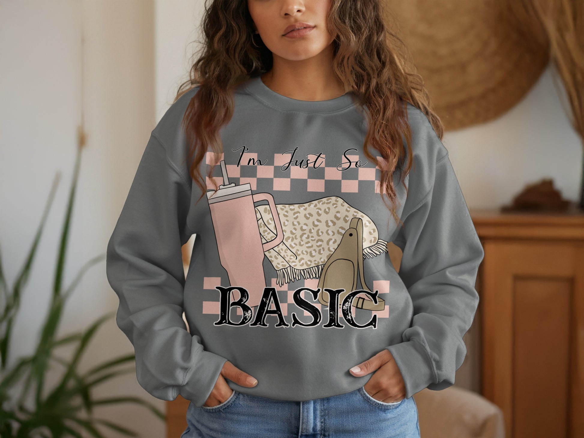 I'm Just So Basic Graphic Sweatshirt