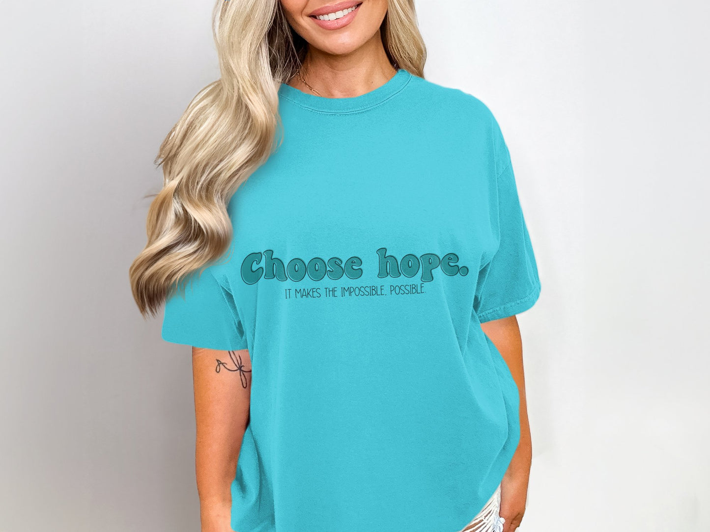 Choose Hope It Makes the Impossible Possible Shirt