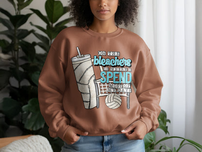 Funny Volleyball And Bleachers Sweatshirt Product