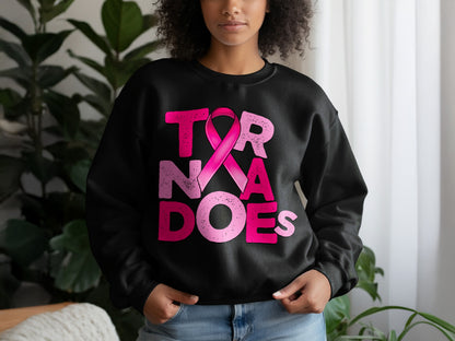 Tornadoes Breast Cancer Awareness Sweatshirt