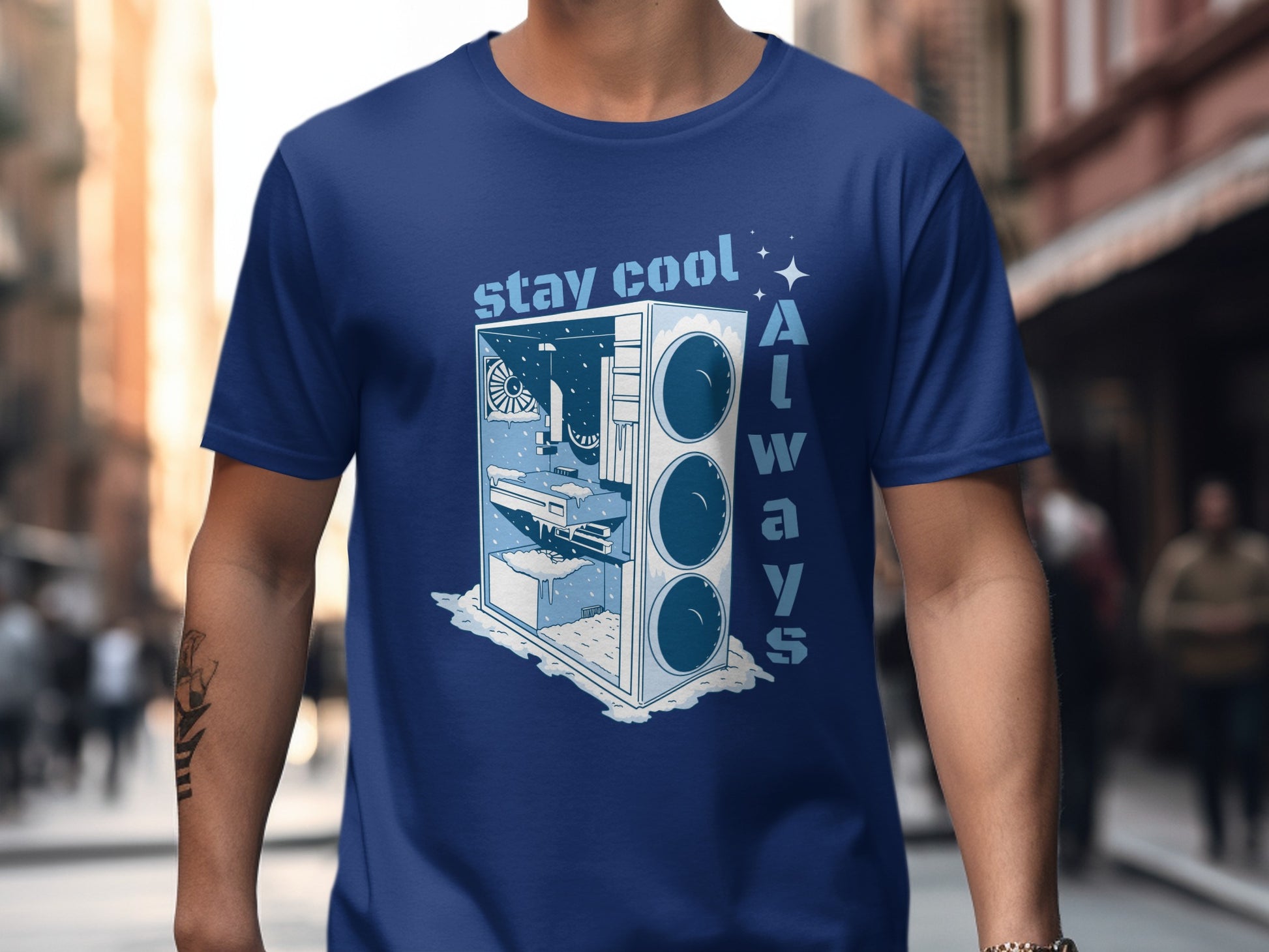 Stay Cool Always Graphic Printed T-shirt Product