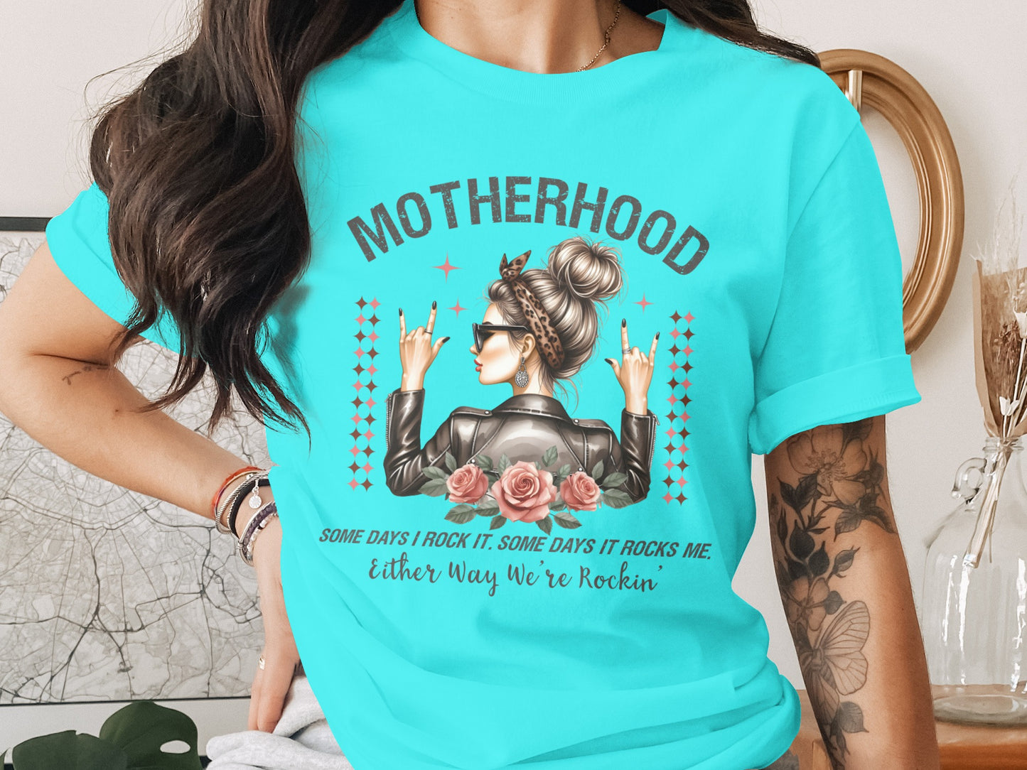 Motherhood Some Days I Rock It Rockin product