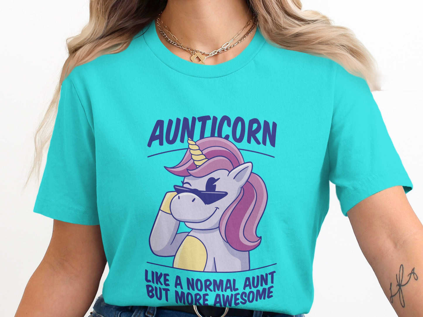AUNTICORN Like A Normal Aunt But More Awesome Shirt