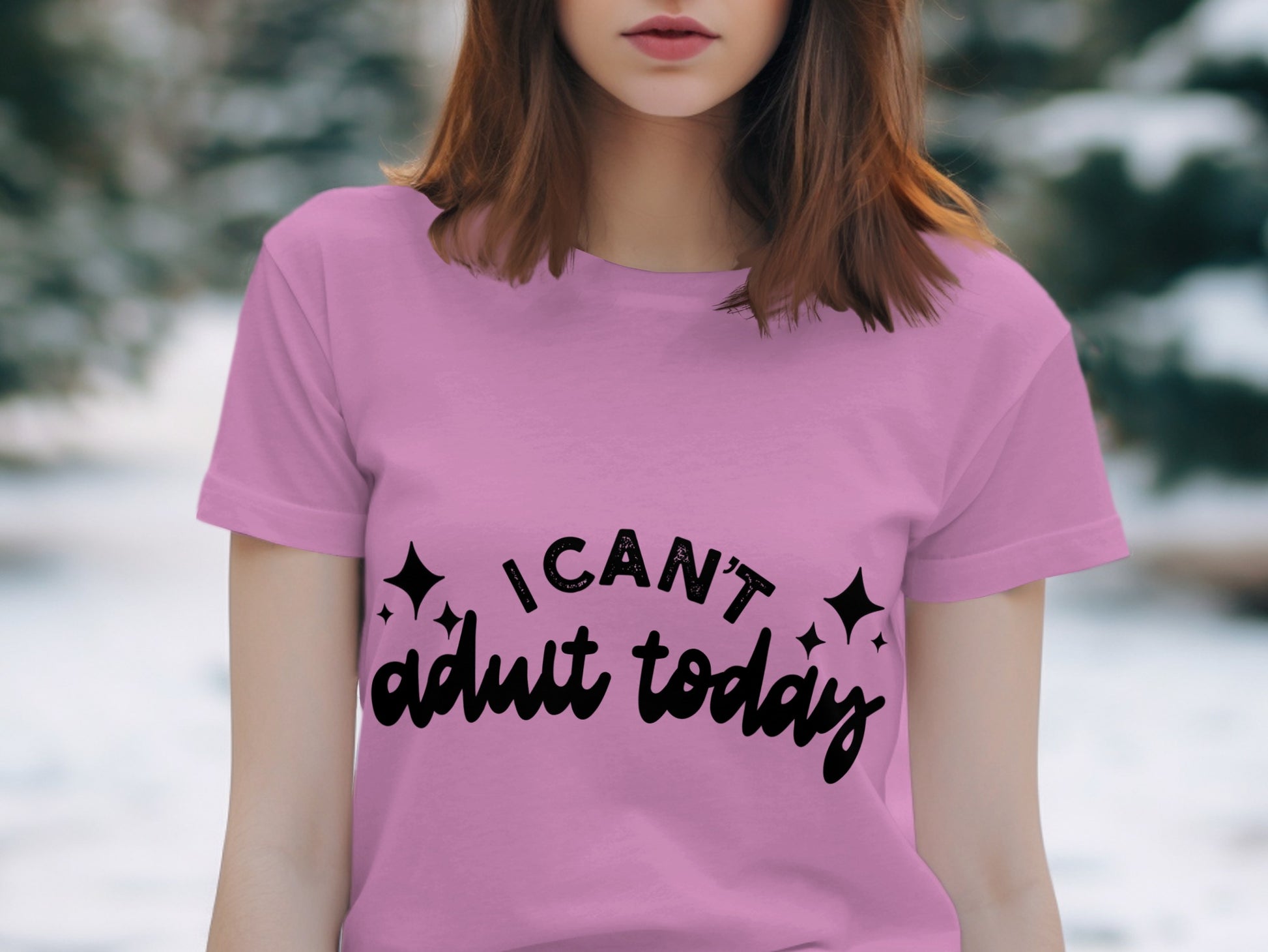 I Can't Adult Today Graphic Tee Fun T-Shirt Product