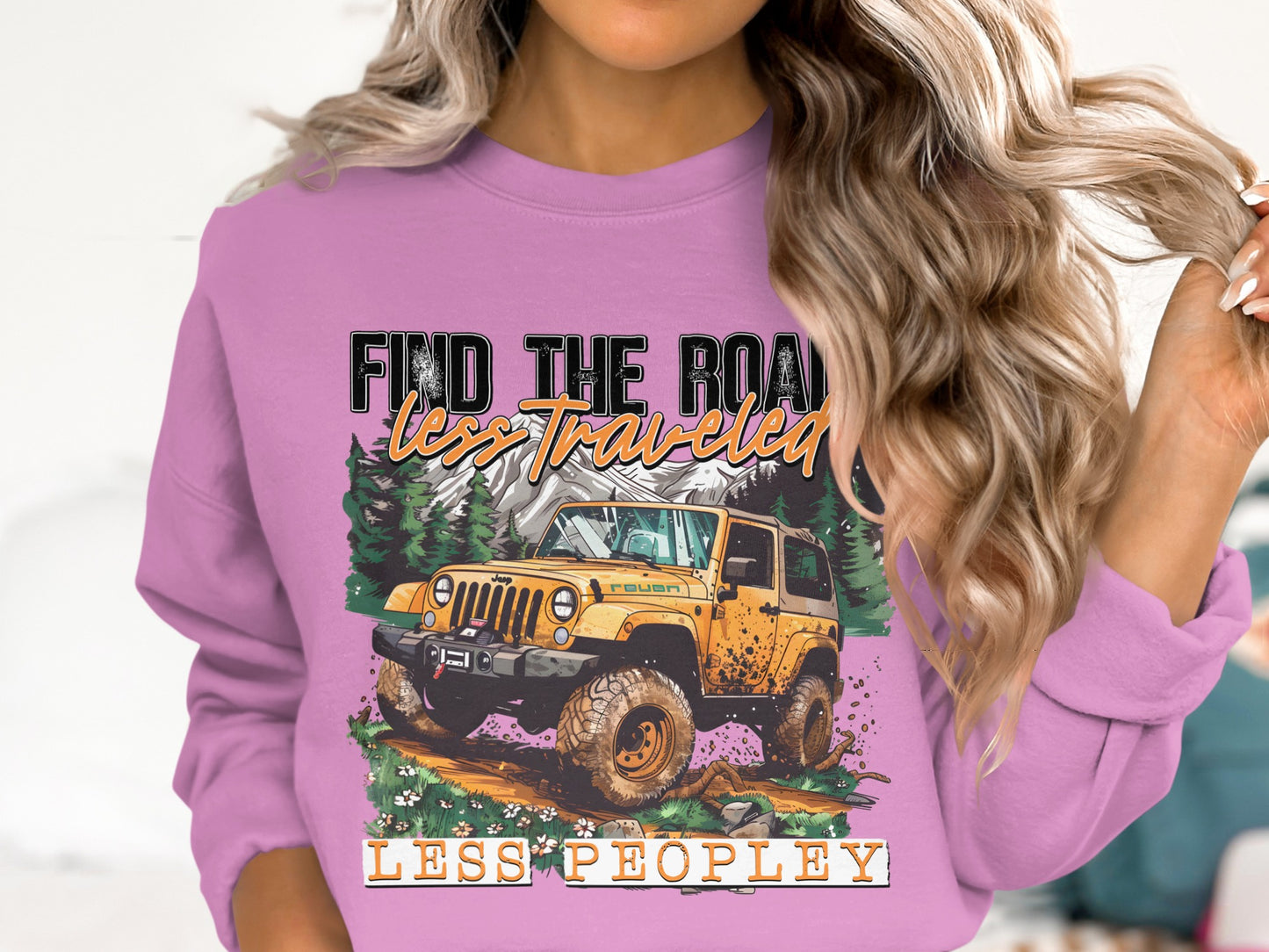 Find the Road Less Traveled Less Peopley Sweater