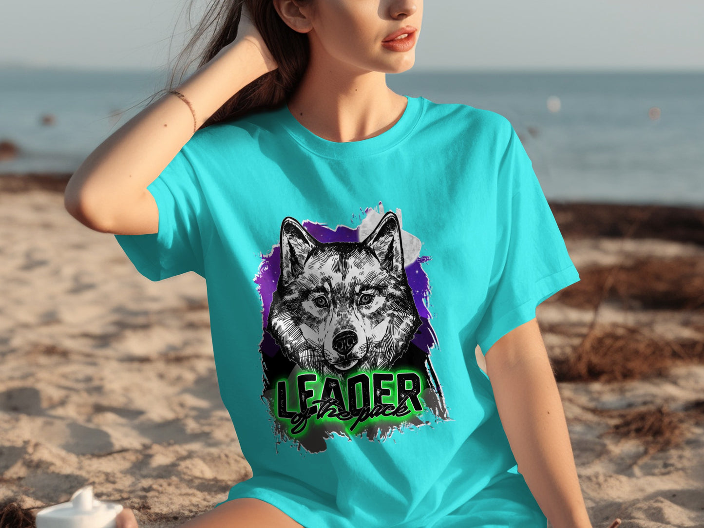 Leader of the Pack Wolf Graphic T-shirt