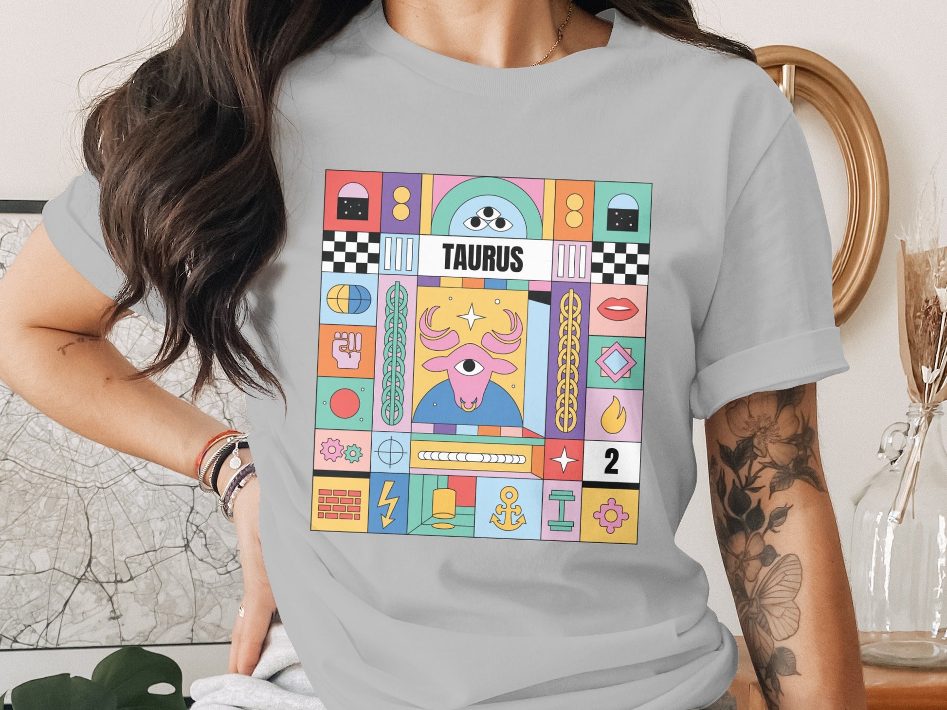 Astrology Inspired Taurus Graphic T-Shirt