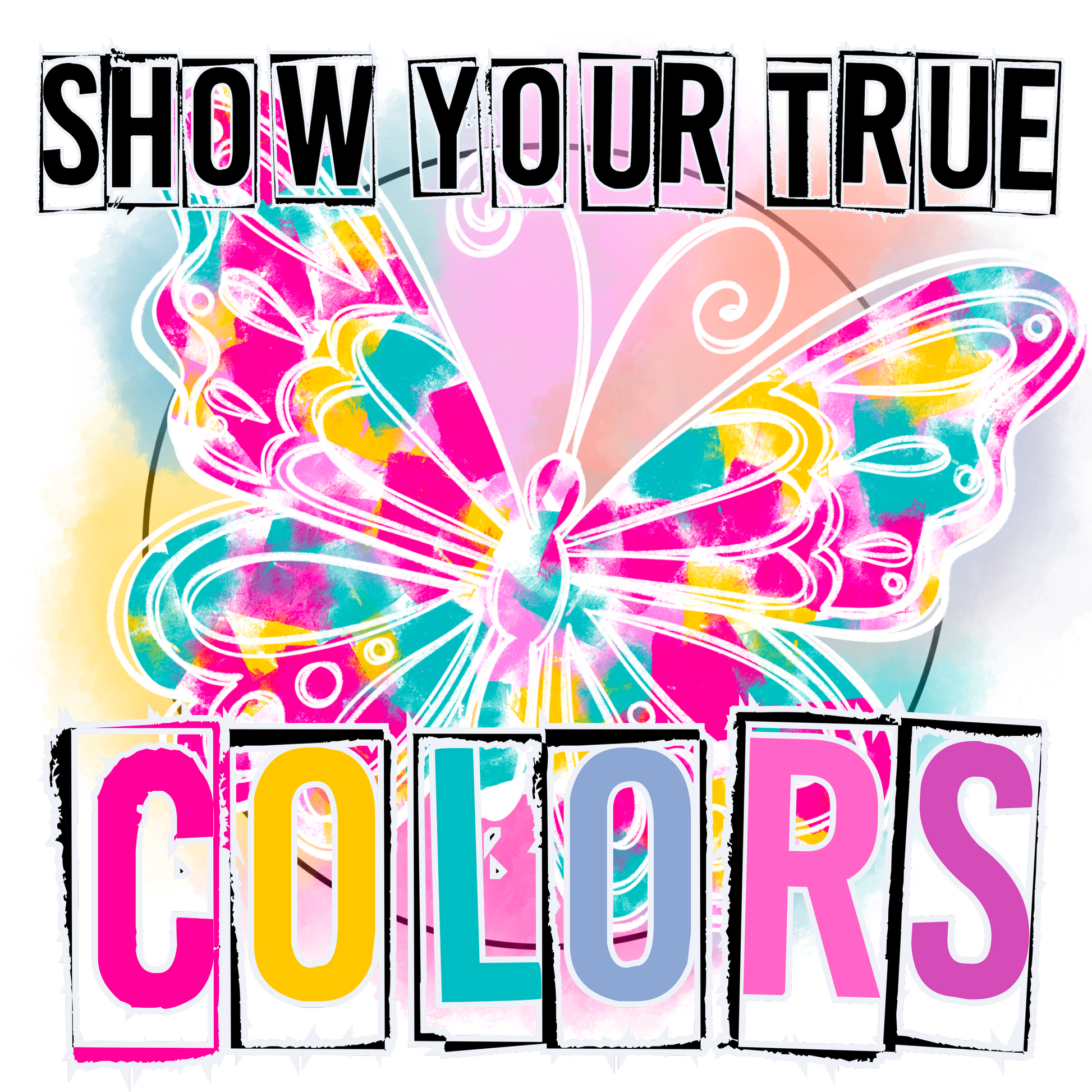 Show Your True Colors with Vibrant Butterfly Design