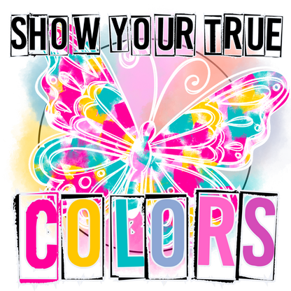 Show Your True Colors with Vibrant Butterfly Design