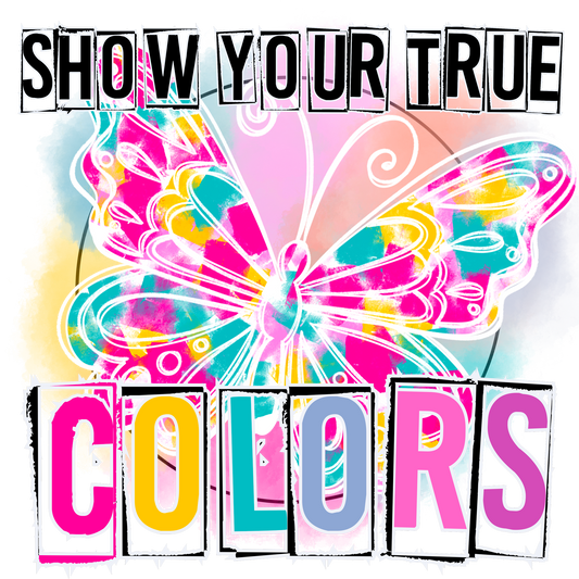 Show Your True Colors with Vibrant Butterfly Design