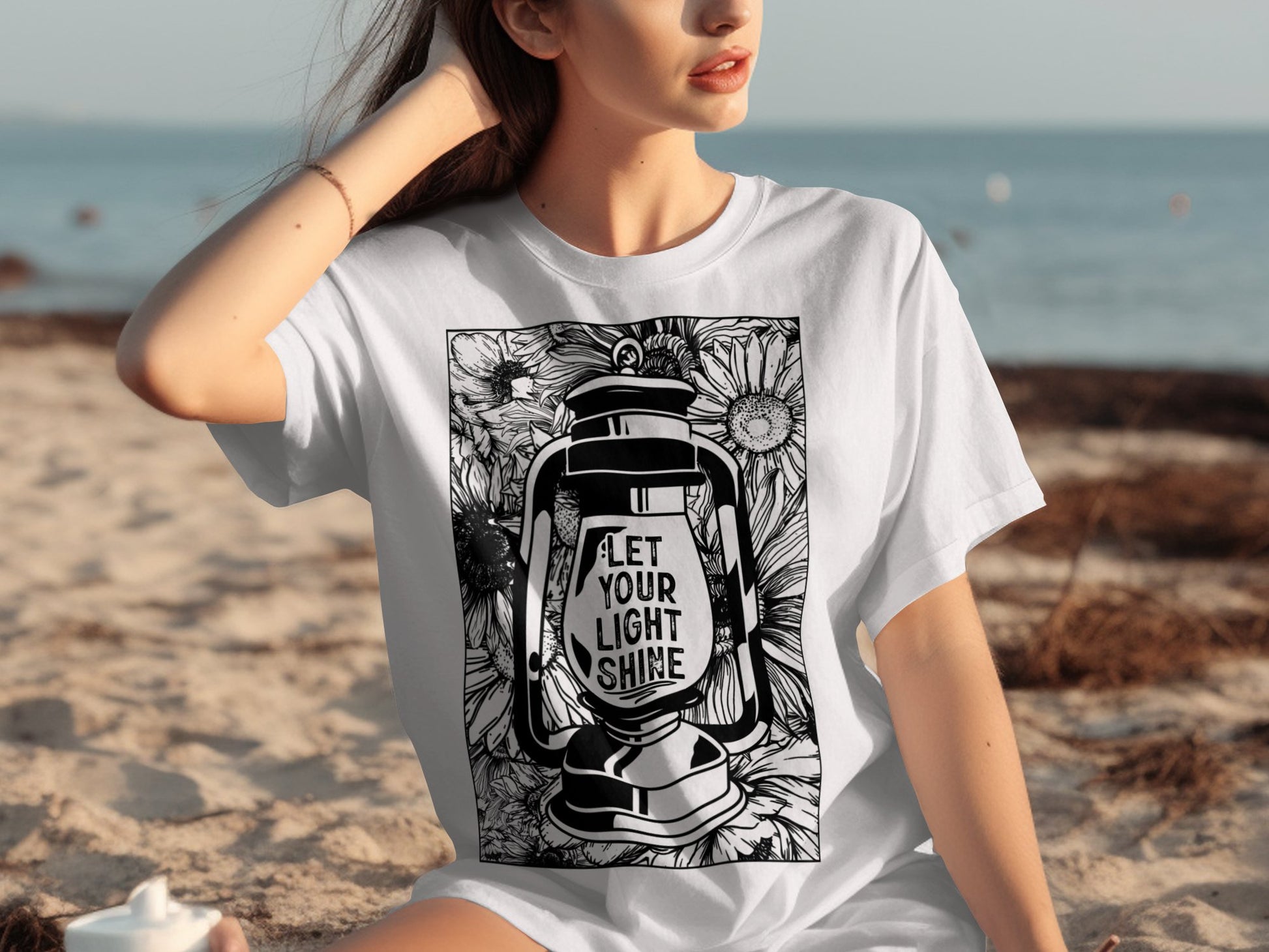 Let Your Light Shine Lantern Inspirational T-shirt