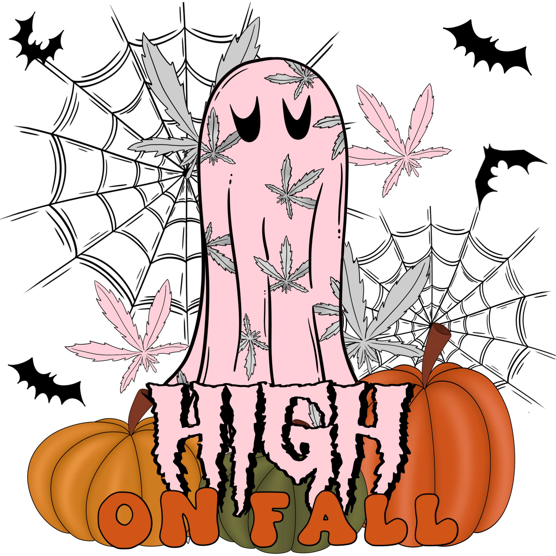 High On Fall Halloween Ghost Pumpkins product