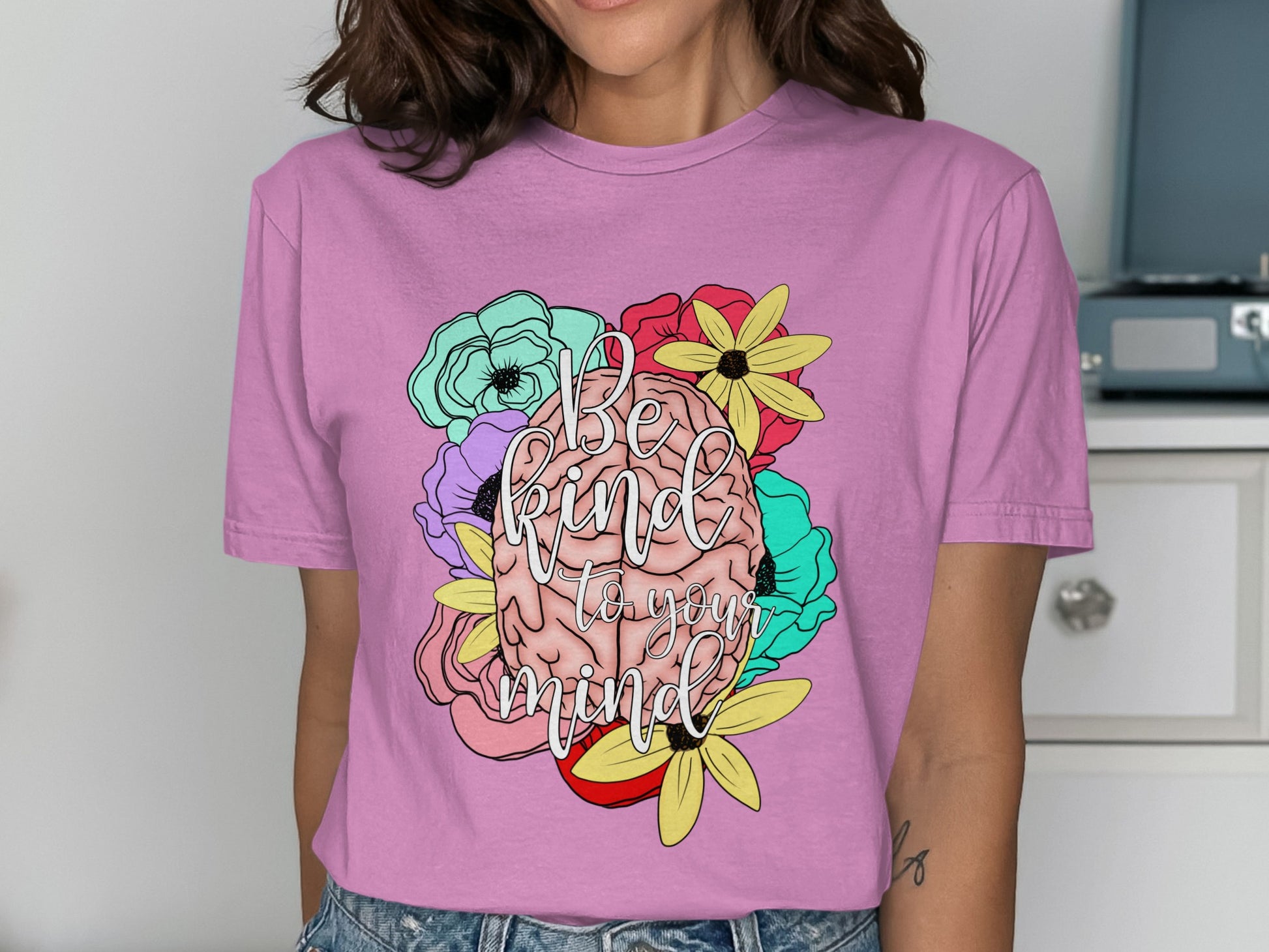 Be Kind to Your Mind Graphic Printed T-shirt