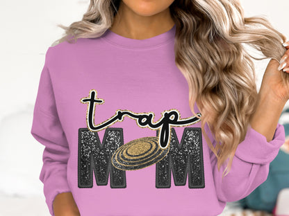Trendy Trap Mom Graphic Sweatshirt
