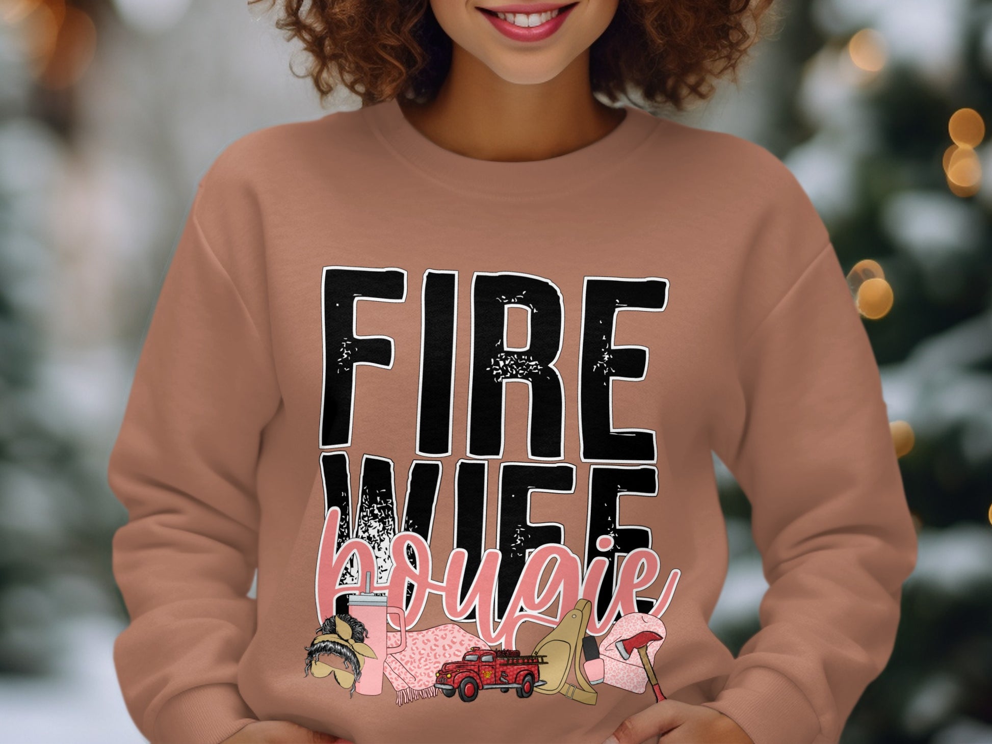 Fire Wife Bougie Sweatshirt for Stylish Enthusiasts