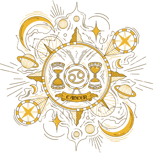 Zodiac Cancer Themed Artwork for Astrology Lovers