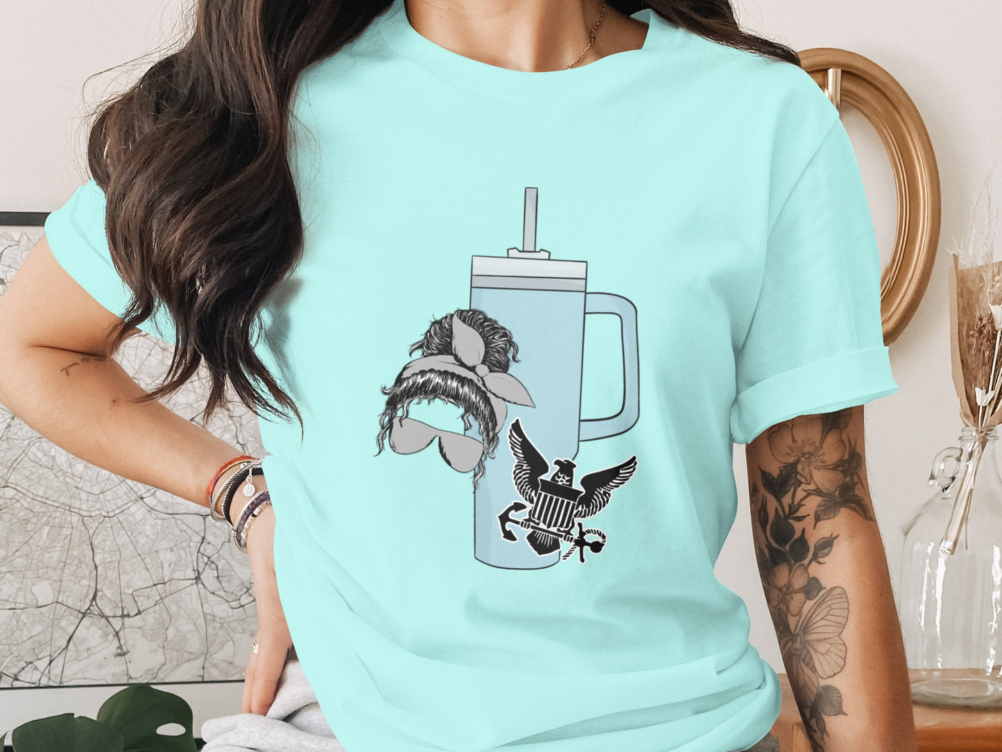 Fun Graphic Tee with Whimsical Design Elements