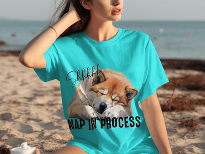 Shhhhhh Nap In Process Cute Fox Relaxed T-Shirt