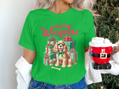 Merry Woofmas Dog and Christmas Presents Shirt