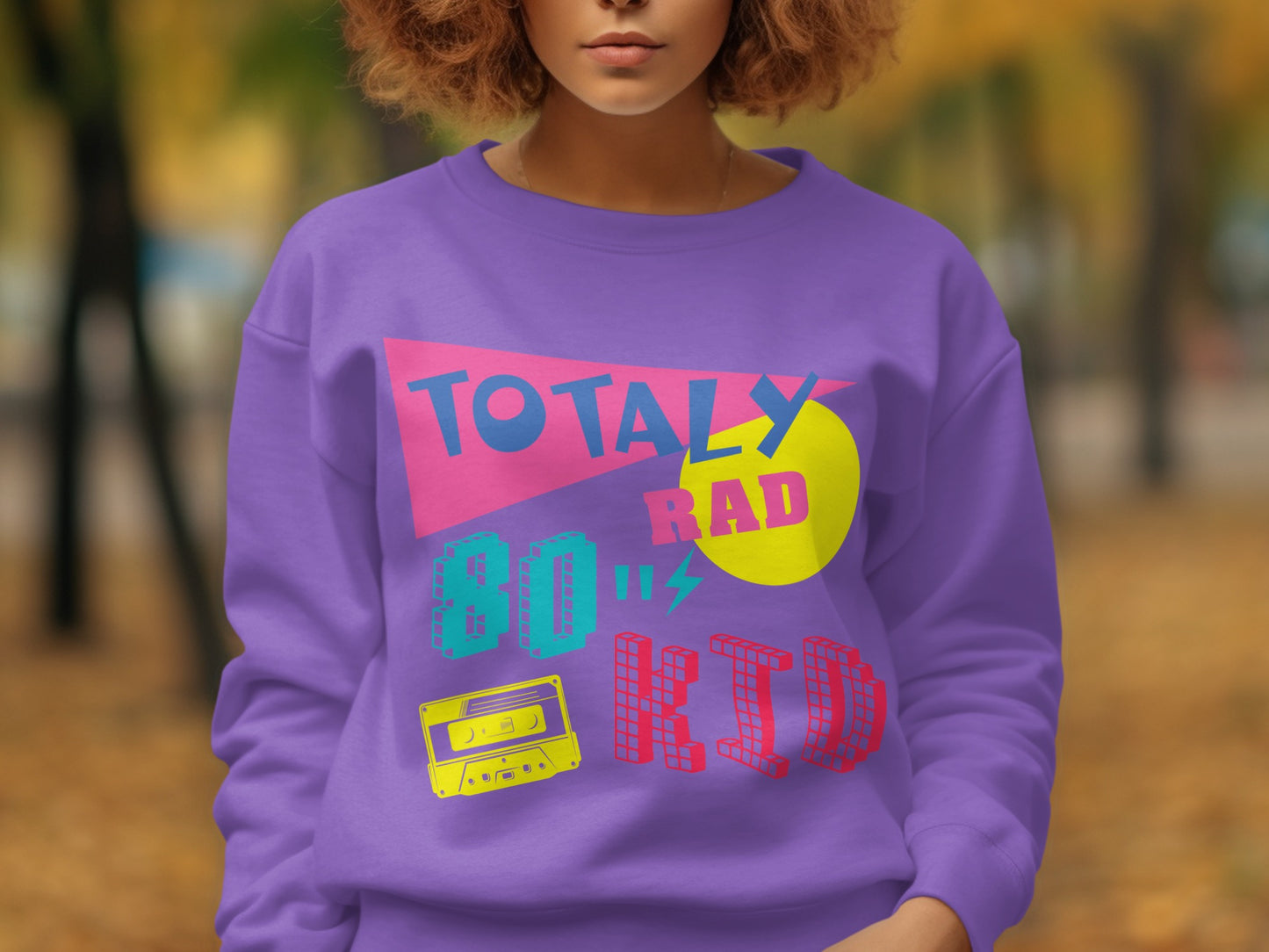 Totally Rad 80 Kid Graphic Sweatshirt Product