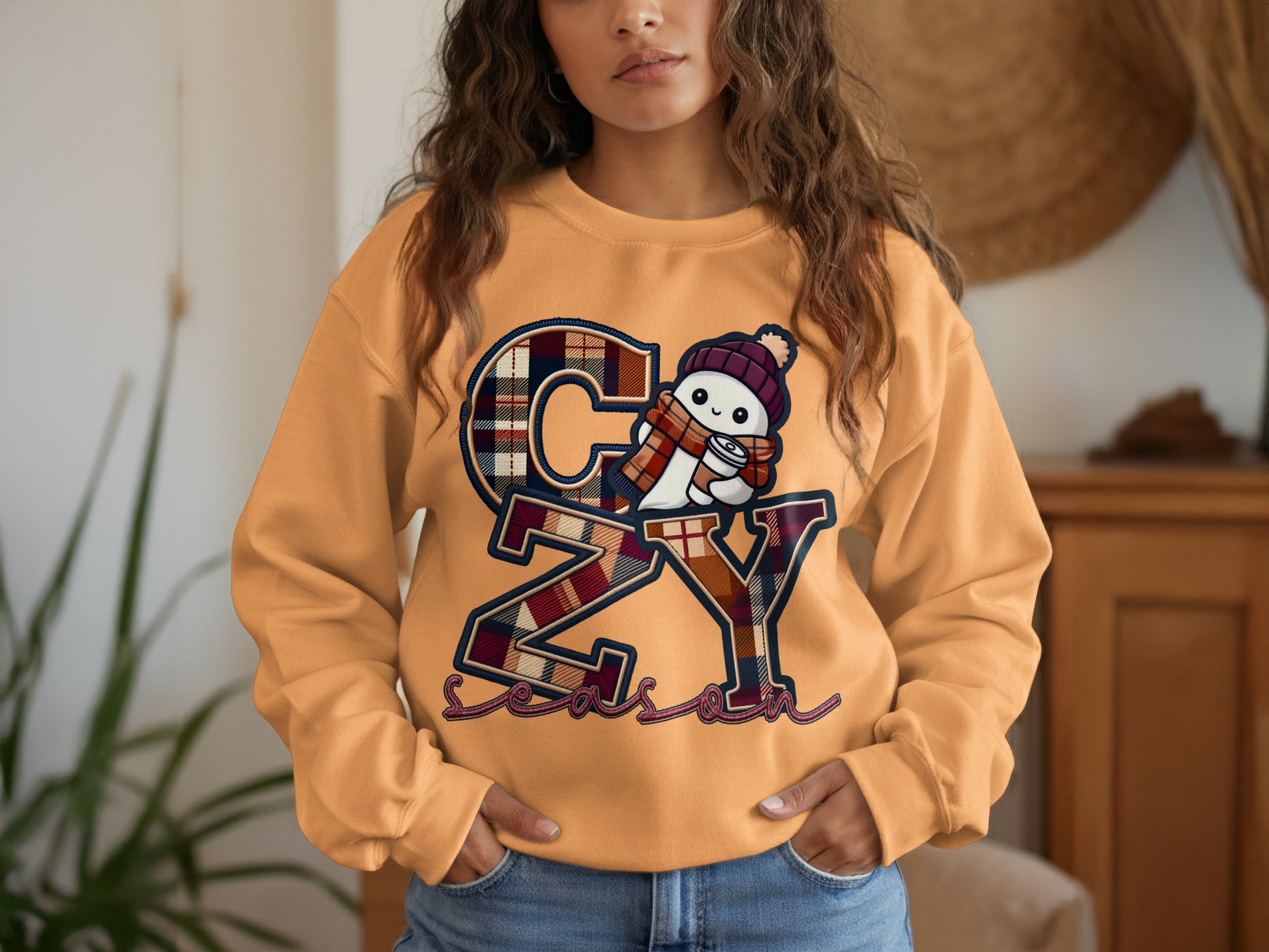 Cozy Season Cartoon Character Graphic product
