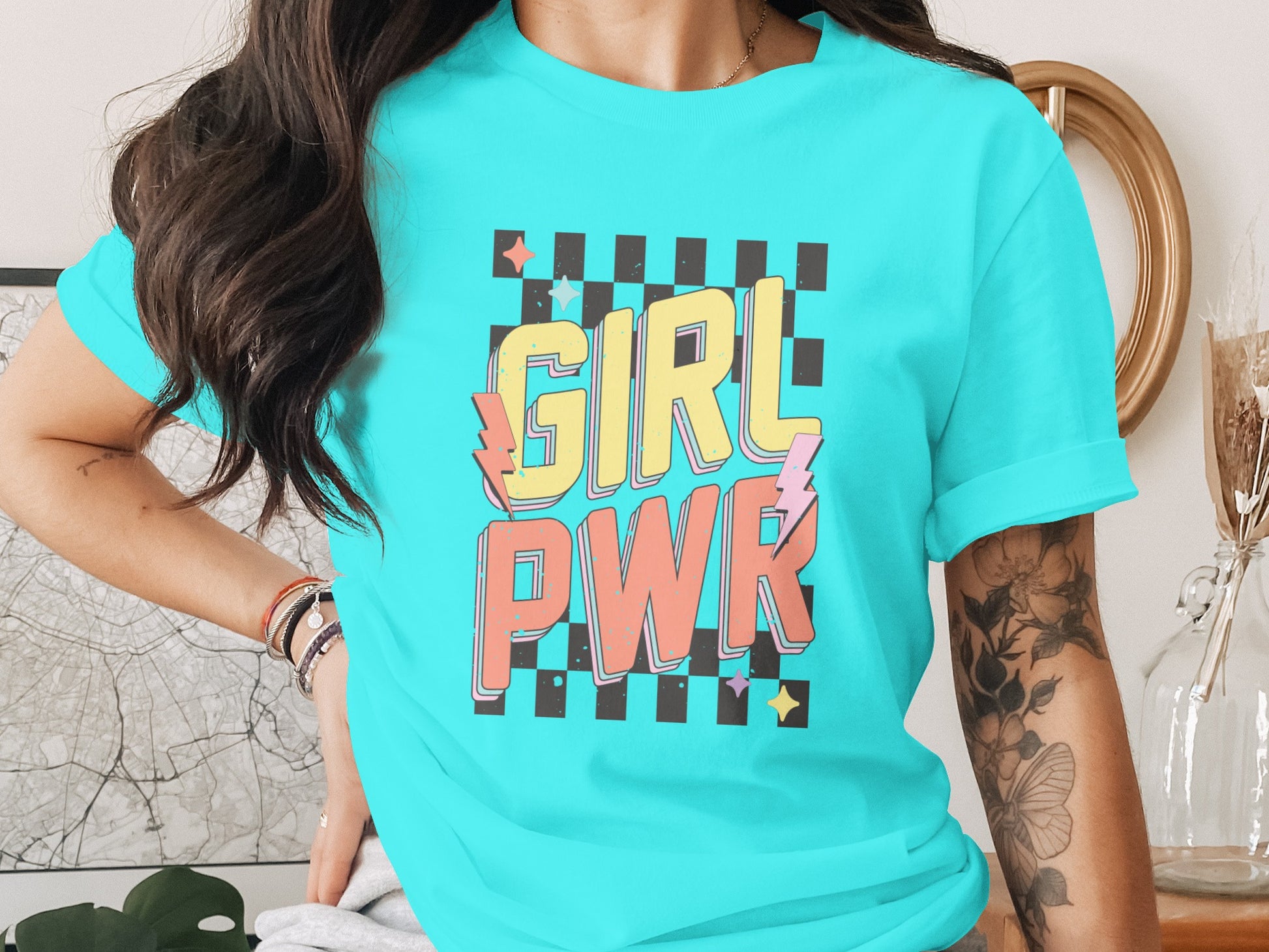 Girl PWR Graphic Tee Stylish Women's Clothing