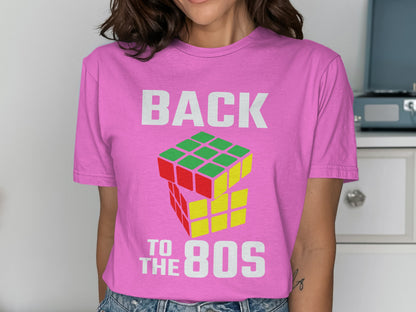 Back to the 80s Retro Puzzle Cube Graphic Shirt