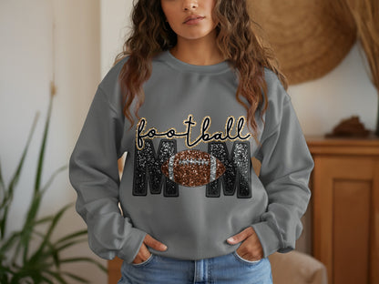 Football Mom Sweatshirt Cozy Fall Outfit apparel product
